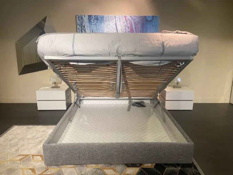 Letto matrimoniale con contenitore My place a prezzo riservato 