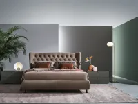 Letto matrimoniale con giroletto Tommy a prezzo riservato 