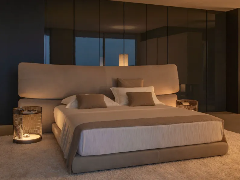 Letto matrimoniale Yuna Flou con un ribasso IMPERDIBILE