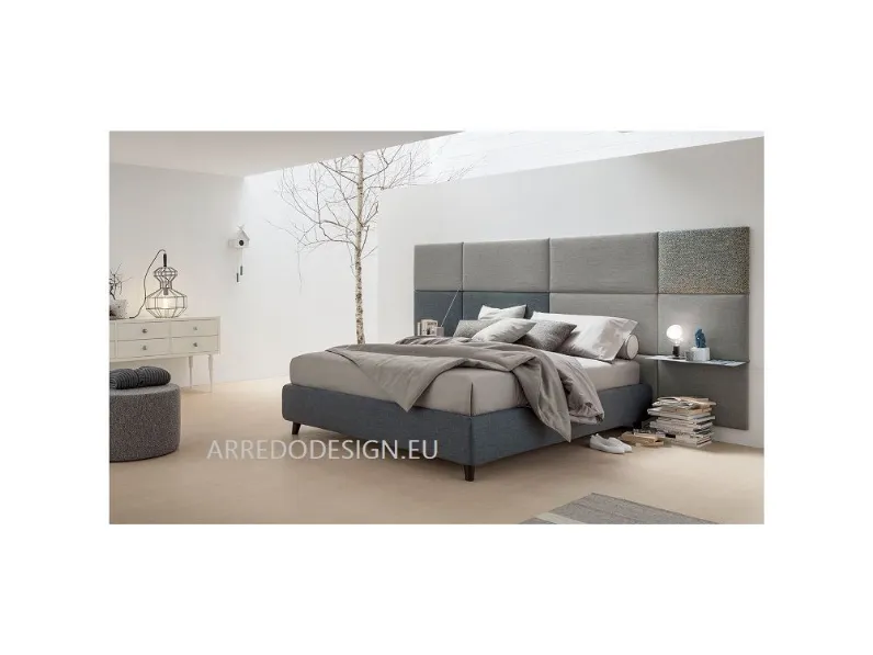 Letto moderno Boiserie sommier * V&nice scontato 30%