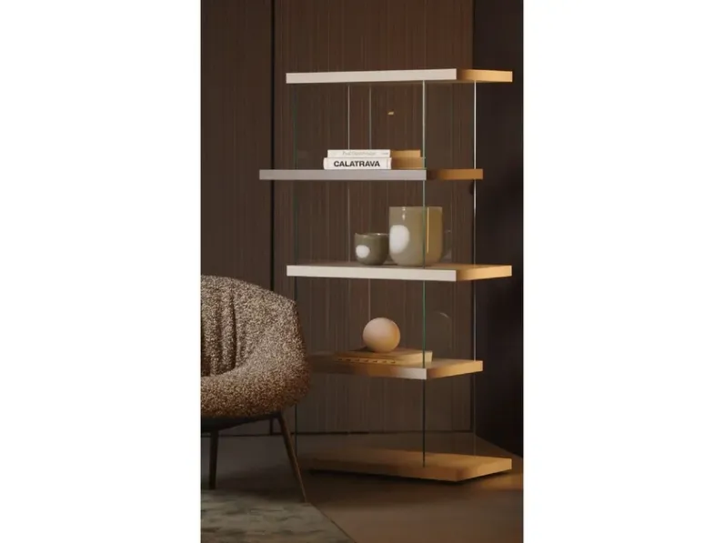 Libreria Lago in legno scontata -25%: scopri Air light edition 