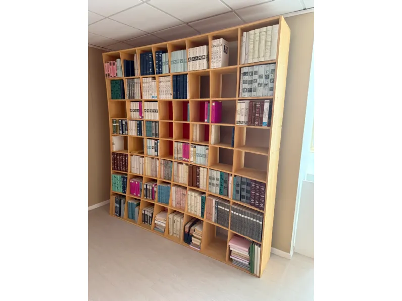 Libreria Artigianale in legno scontata -67%: scopri Biosfera