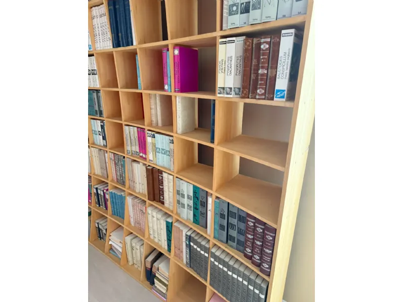 Libreria Artigianale in legno scontata -67%: scopri Biosfera