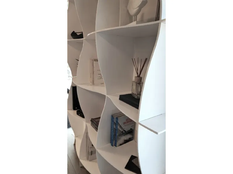 Libreria Wave zo66 stile moderna di Bontempi in Offerta Outlet