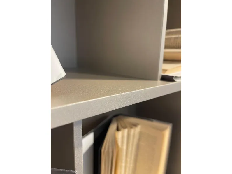 Libreria Cv 540 libreria wally stile moderna di Cattelan italia scontata del 40%
