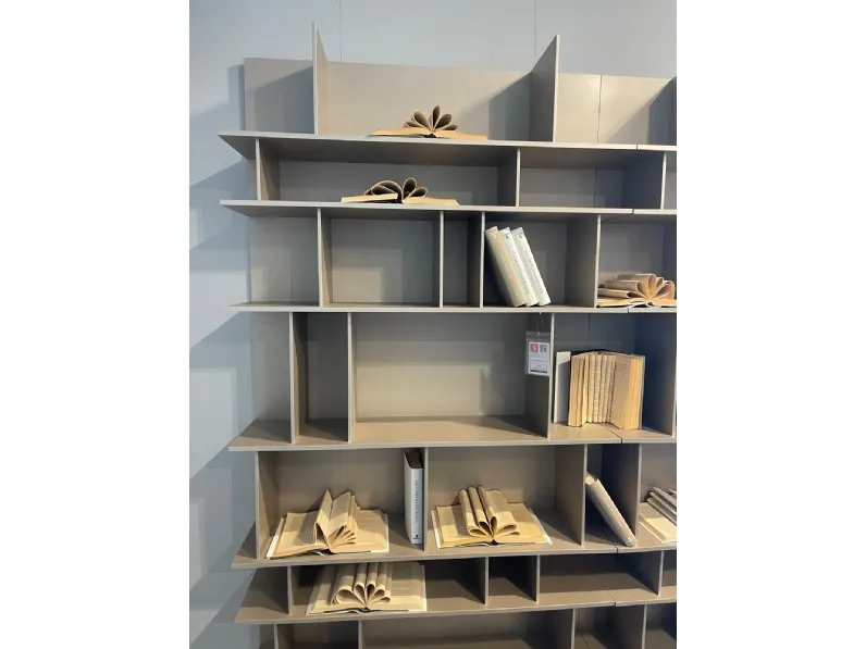 Libreria Cv 540 libreria wally stile moderna di Cattelan italia scontata del 40%