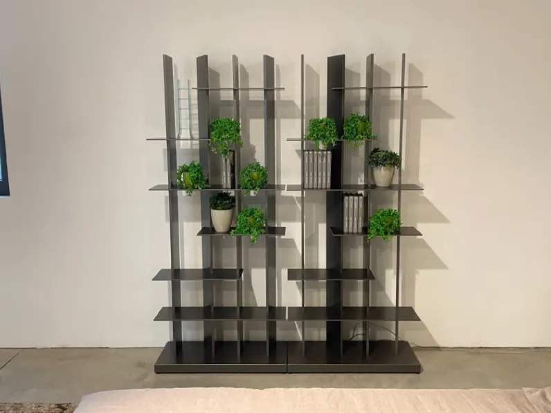 Libreria Cclight stile design di Flou in offerta