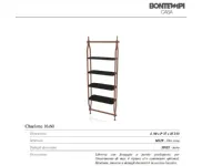 Libreria Charlotte Bontempi in stile design a prezzi convenienti