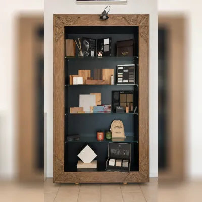 Libreria Dialma brown in legno scontata -63%: scopri Db library