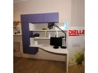 Libreria Dielle in laccato opaco a prezzo scontato: scopri Mix