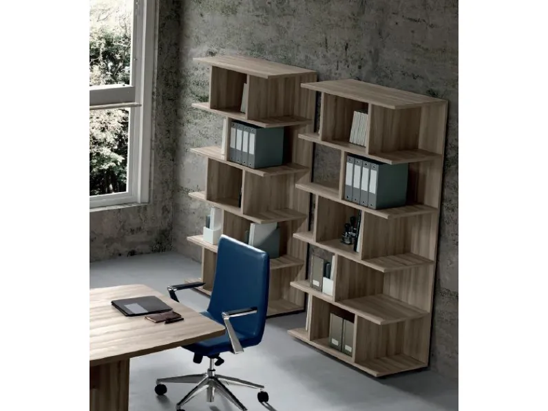Libreria Etager alta a giorno stile design di Flycom scontata del 30%