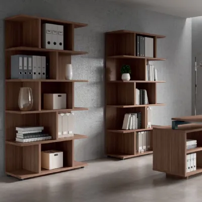 Libreria Etager alta a giorno stile design di Flycom scontata del 30%