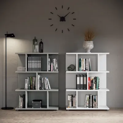 Libreria Etagere media a giorno stile moderna di Flycom scontata del 30%