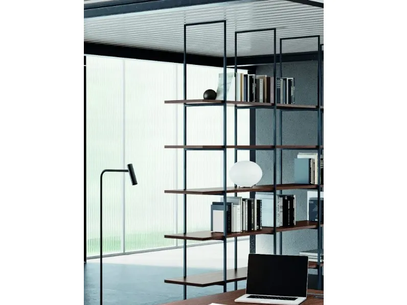 Libreria A parete e centrostanza eos stile moderna di Flycom in offerta