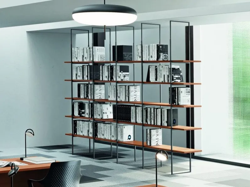 Libreria A parete e centrostanza eos stile moderna di Flycom in offerta
