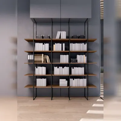 Libreria A parete e centrostanza eos stile moderna di Flycom in offerta