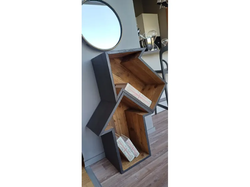 Libreria Freccia stile design di Dialma brown scontata del 30%