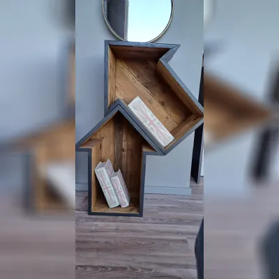 Libreria Freccia stile design di Dialma brown scontata del 30%