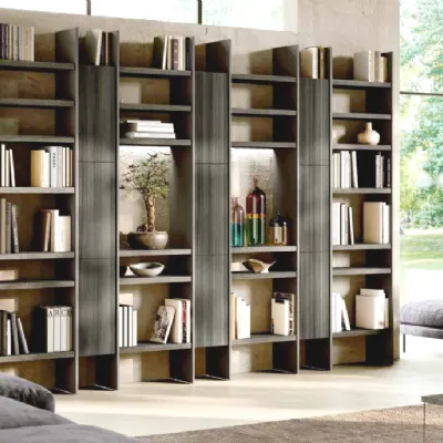 Libreria Qmc024 Imab in stile design a prezzi outlet