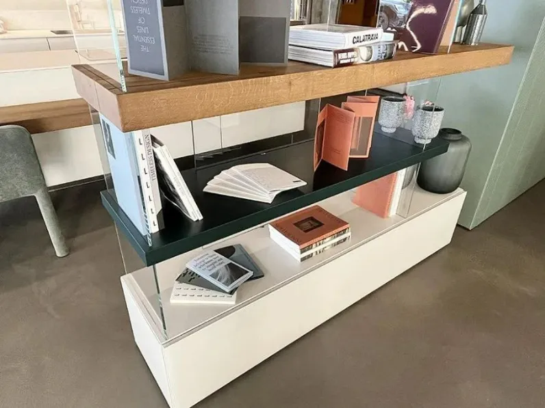 Libreria Lago in laccato opaco in Offerta Outlet: scopri Piccola libreria lago air