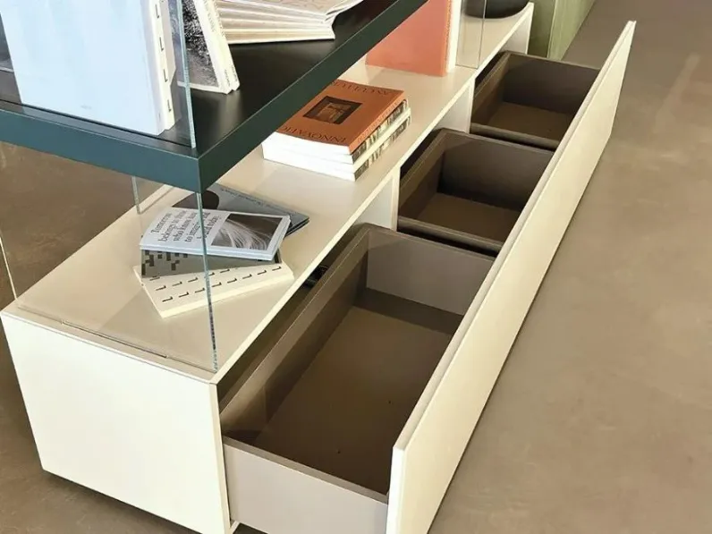 Libreria Lago in laccato opaco in Offerta Outlet: scopri Piccola libreria lago air