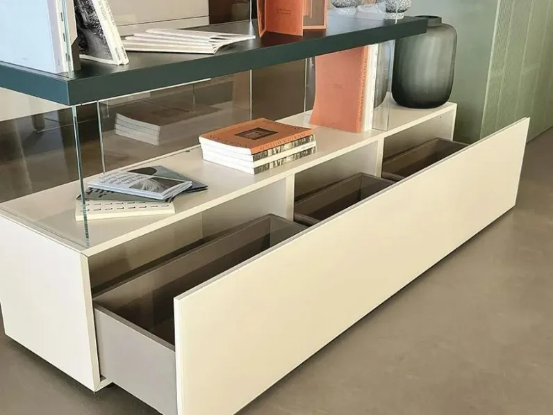 Libreria Lago in laccato opaco in Offerta Outlet: scopri Piccola libreria lago air