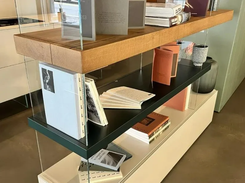Libreria Lago in laccato opaco in Offerta Outlet: scopri Piccola libreria lago air