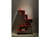 Libreria Lagolinea rubino in stile design di Lago in OFFERTA OUTLET 