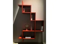 Libreria Lagolinea rubino stile design di Lago scontata del 45%