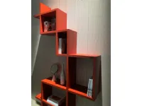 Libreria Lagolinea rubino in stile design di Lago in OFFERTA OUTLET 