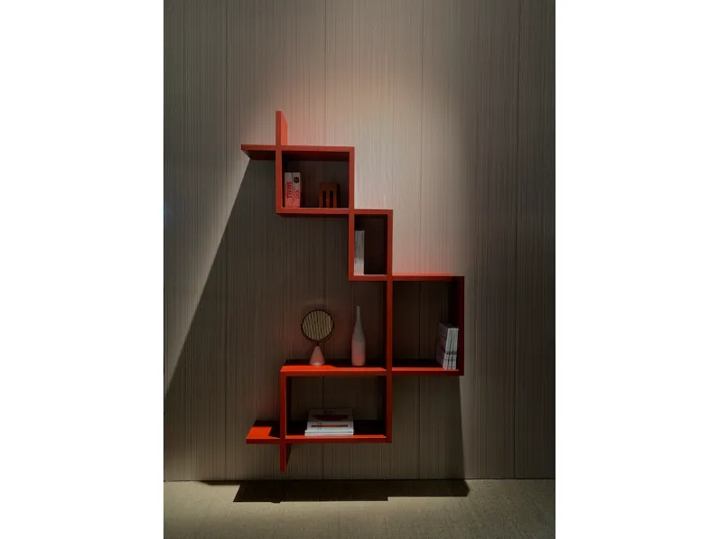 Libreria Lagolinea rubino stile design di Lago scontata del 45%