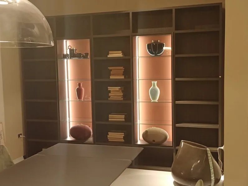 Libreria Novamobili in melamminico a prezzo Outlet: scopri Libreria a spalla novamobili