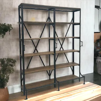 Libreria Libreria industrial art deco  stile design di Outlet etnico scontata del 42%