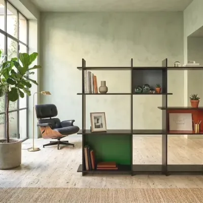 Libreria level 733/2 zanotta stile design di Zanotta scontata del 60%