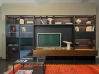 Libreria modo Sangiacomo in stile design a prezzi outlet