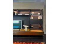 Libreria modo Sangiacomo in stile design a prezzi outlet