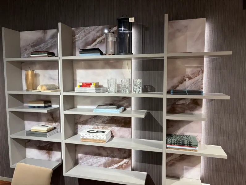 Libreria Lago in laccato opaco scontata -31%: scopri Libreria pentagram kled 