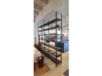 Libreria Novamobili in legno scontata -50%: scopri Libreria pontile pavimento soffitto