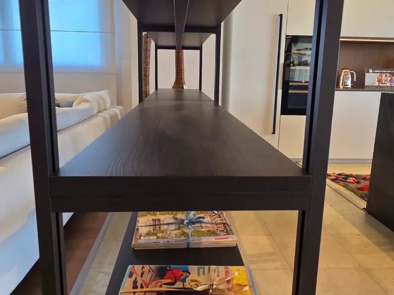 Libreria Novamobili in legno scontata -50%: scopri Libreria pontile pavimento soffitto