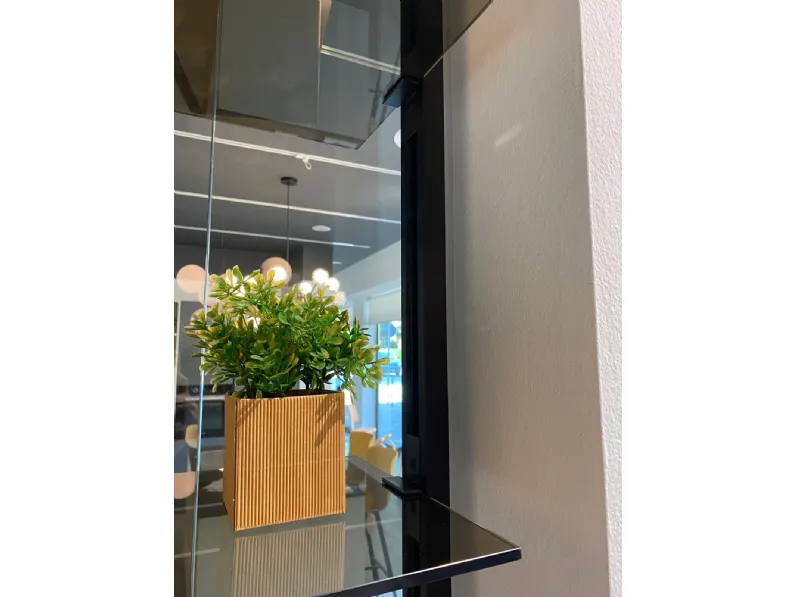 Libreria Arrital in vetro scontata -30%: scopri Librerie vertical