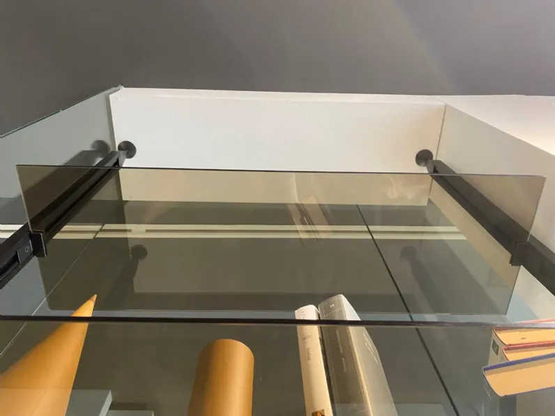 Libreria Arrital in vetro scontata -30%: scopri Librerie vertical