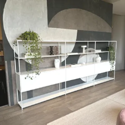 Libreria Mdf in metallo in Offerta Outlet: scopri Minima
