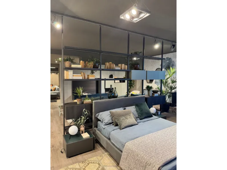Libreria Alf da fre in laminato materico a prezzo Outlet: scopri Antis