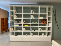 Libreria a muro bianca Battistella in stile moderna in offerta