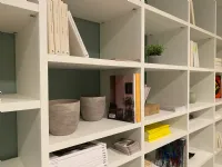 Libreria a muro bianca Battistella in stile moderna in offerta