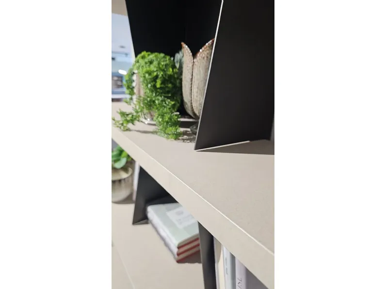 Libreria Tomasella in laminato materico scontata -31%: scopri Libreria a parete versus