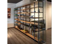 Libreria London outlet stile design di Diotti.com scontata del 60%