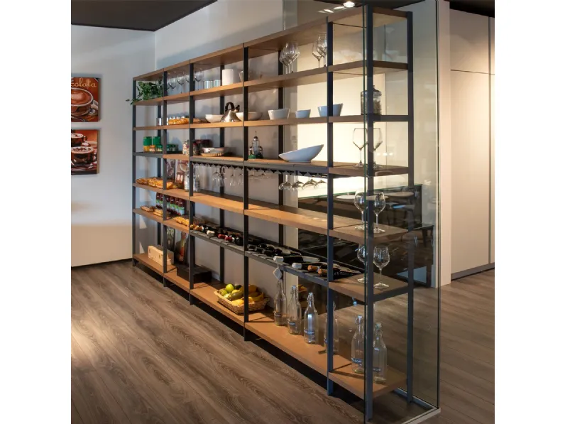 Libreria London outlet stile design di Diotti.com scontata del 60%