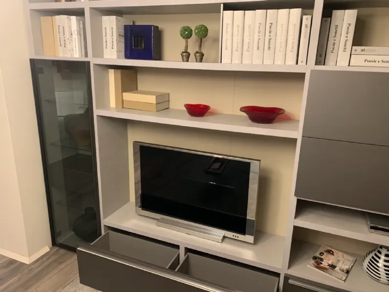 Libreria Seta stile design di Maronese acf scontata del 40%