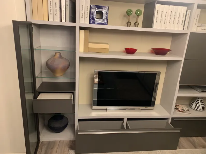 Libreria Seta stile design di Maronese acf scontata del 40%